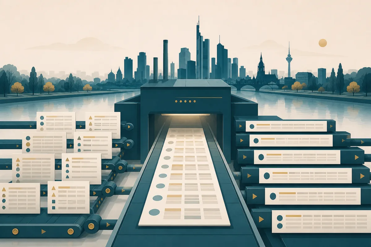 Illustration zur Leistung Tabellenspalten und Datenformate vereinheitlichen
